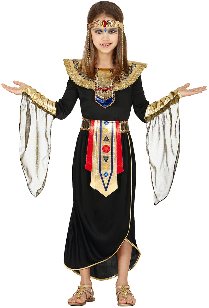 Egyptian Girl Costume - Belt, Collar, Dress, and Shawl