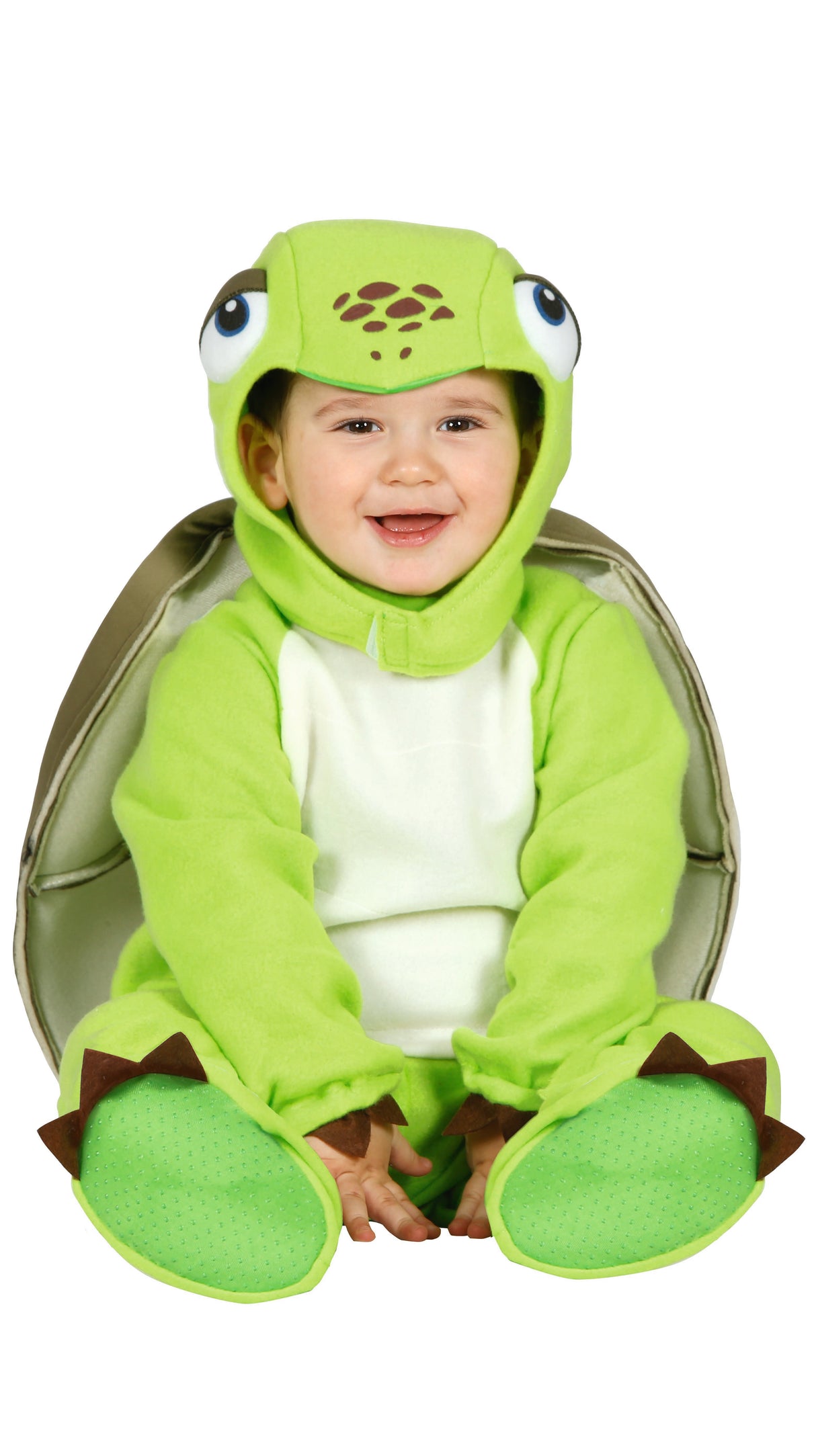 Déguisement tortue bébé vert - polyester - 12-18 mois