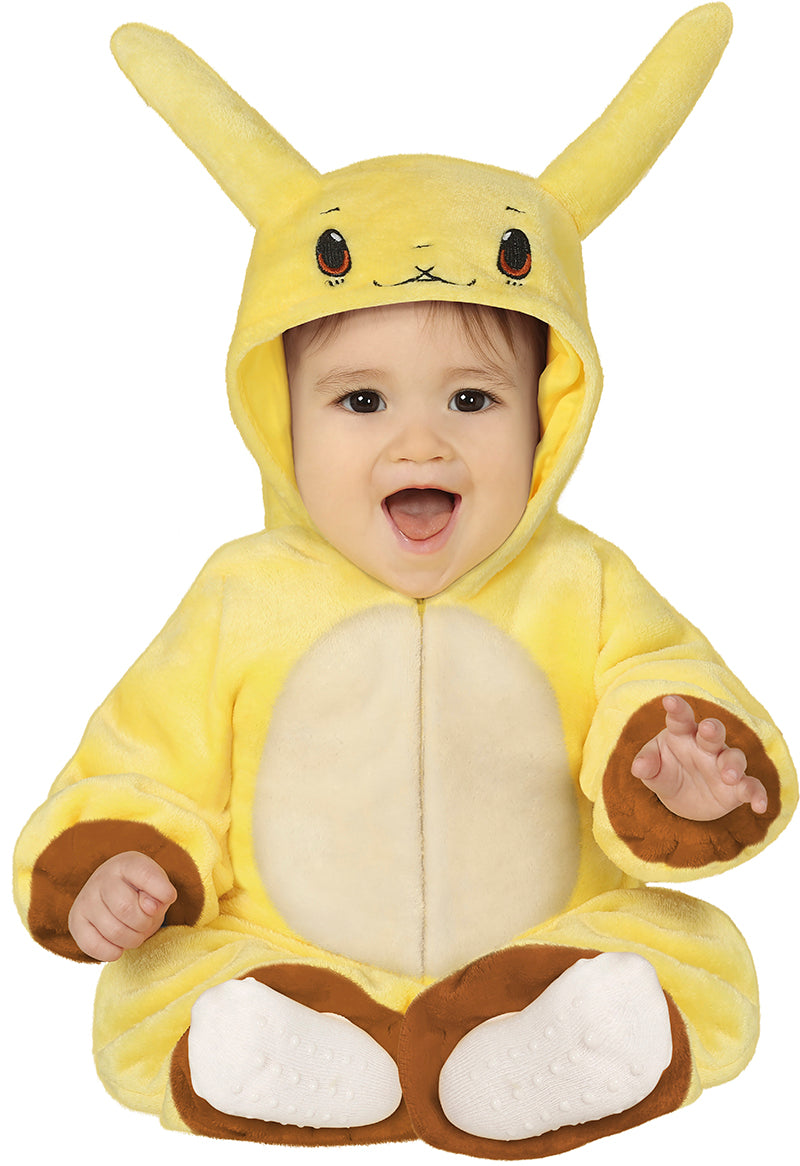 Pokémon Electric Pikachu Baby Costume - Hood, Tail and Jumpsuit