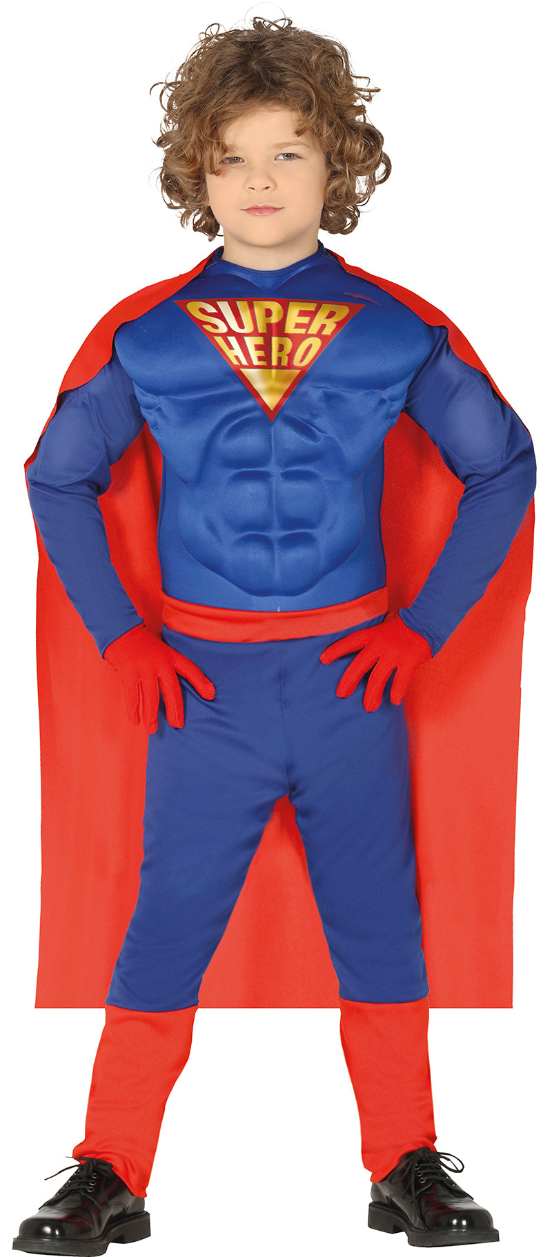 Boys' Superhero Costume - Cape and Jumpsuit