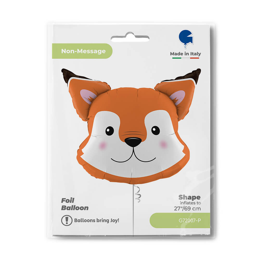 Ballon renard - 27" - Gonflage Hélium en boutique