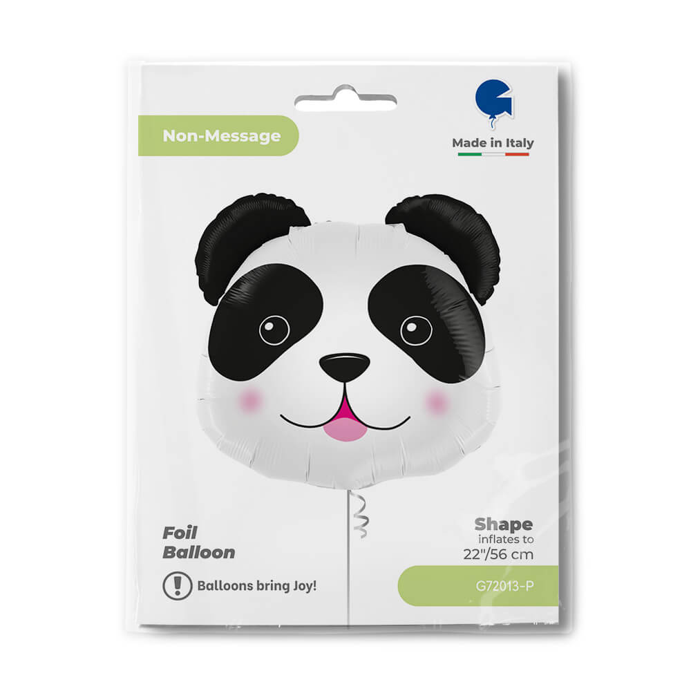 Ballon panda - Tête - 22" - Gonflage Hélium en boutique