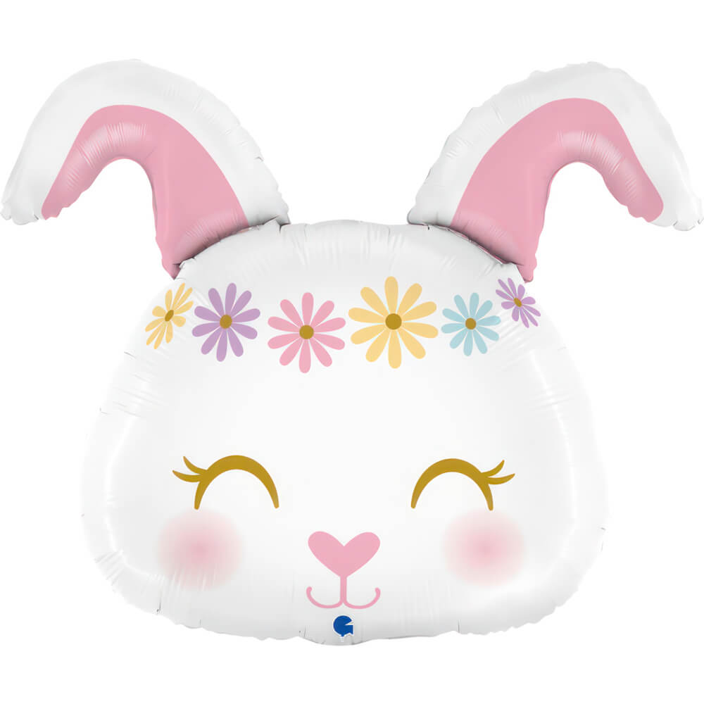 Ballon tête de lapin de Pâques - 25" - Gonflage Hélium en boutique