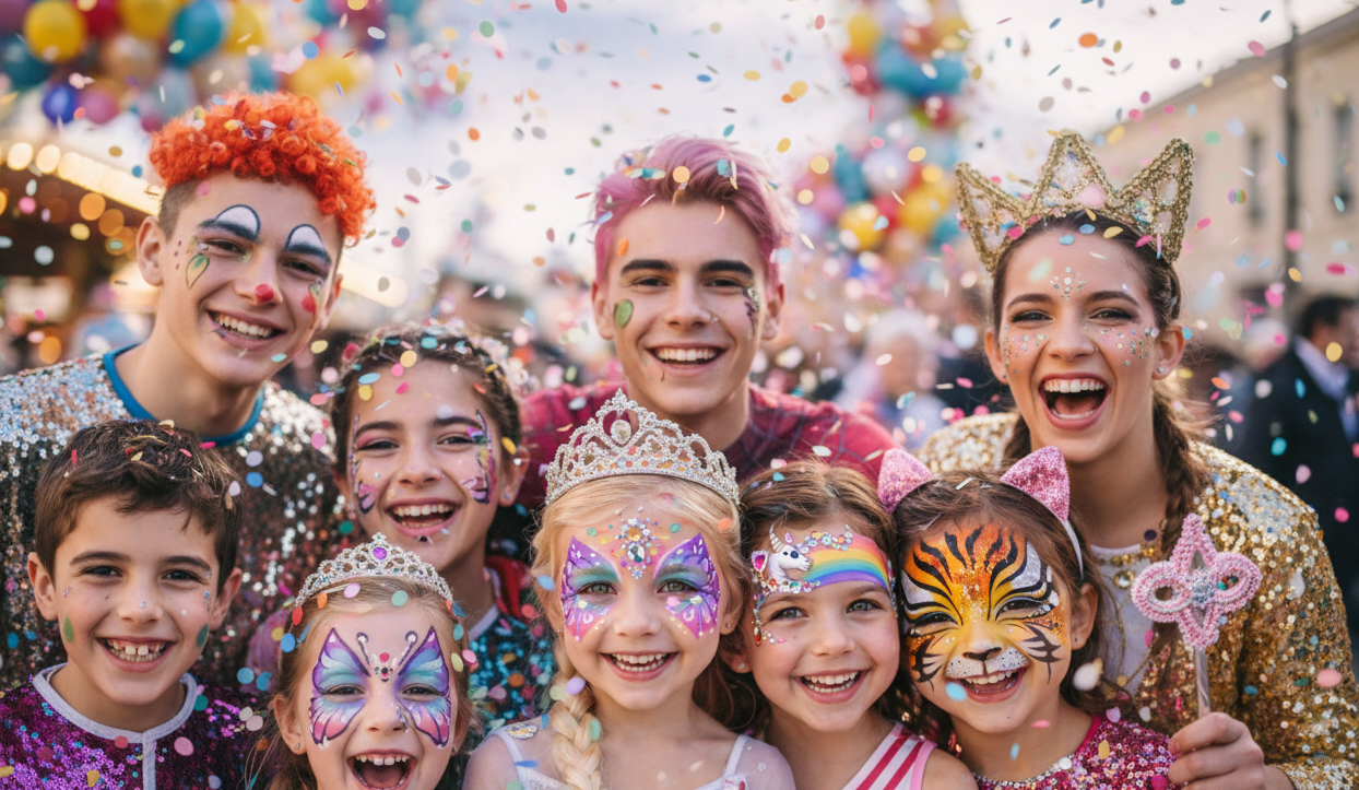 Déguisements et maquillage pour Carnaval