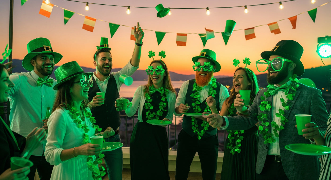 Fête St-Patrick IdéaFête - Déguisements irlandais humour Côte d'Azur Mougins Villeneuve-Loubet