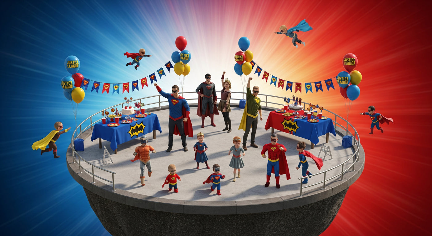 Thème Super-Héros IdéaFête - Costumes Marvel DC enfants adultes Mougins Villeneuve-Loubet