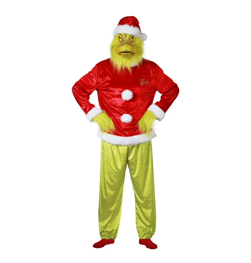 Déguisement The Grinch™ adulte – Noël et fêtes – set 5 pièces