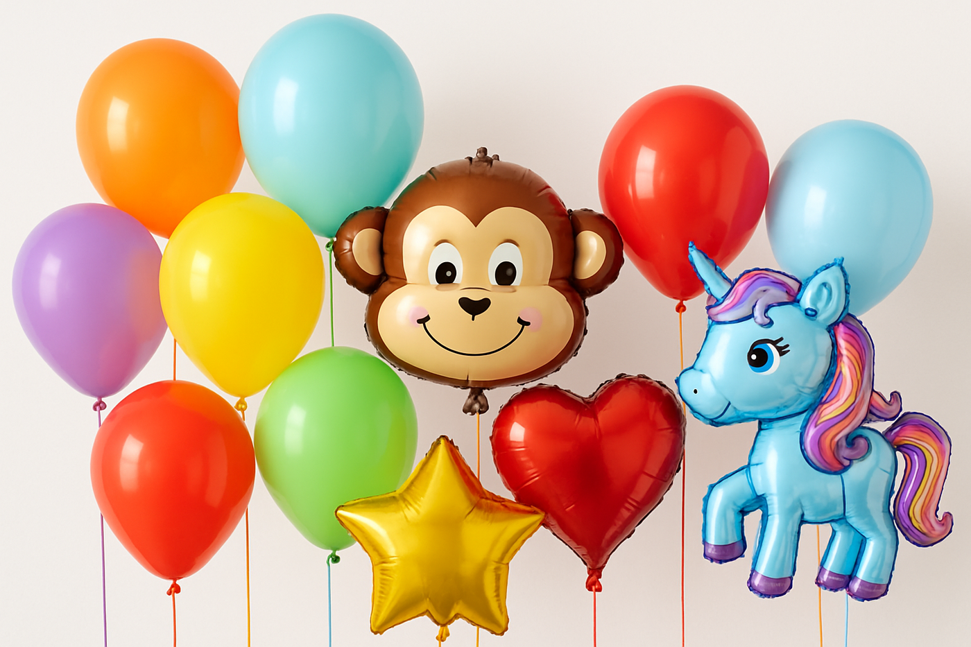 Cover image Ballons & Hélium - Mix ballons classiques et à forme