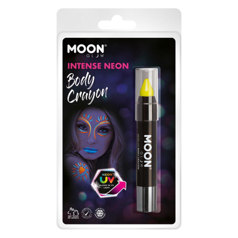 Crayon maquillage néon UV Couleur – soirée fluo et lumière noire – 3,5 g