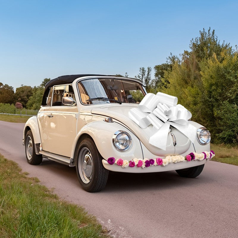Nœud décoratif XXL – mariage, voiture ou porte – 76 cm