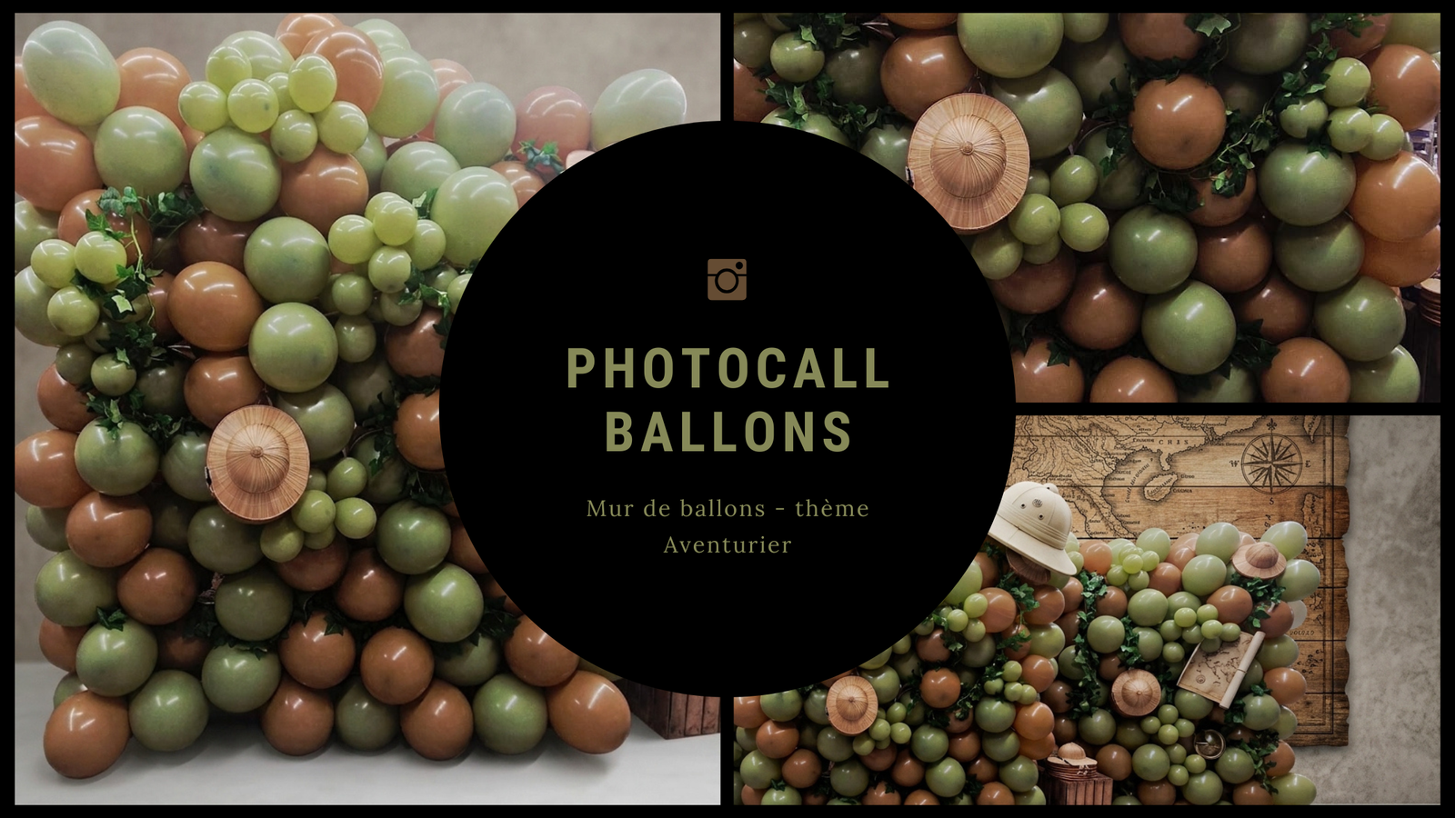 Mur de Ballons Photobooth Entreprise : Notre Démo Aventurier avant le Bal Jungle