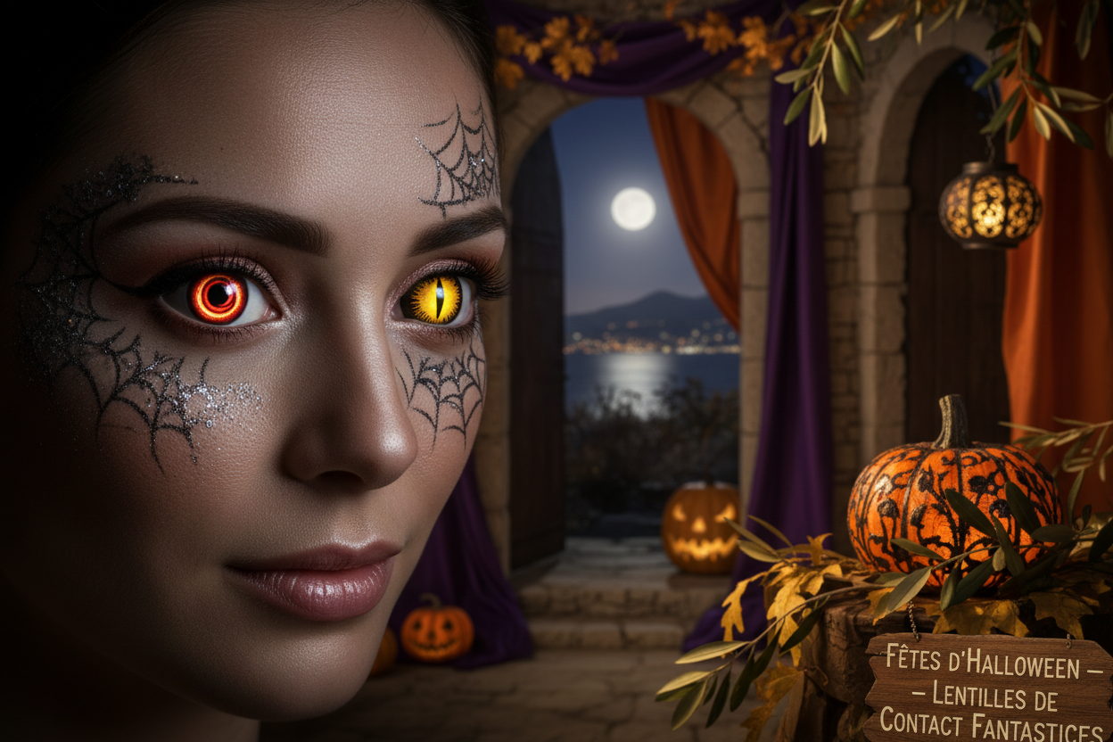 Des lentilles pour Halloween