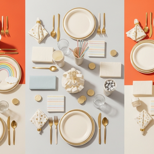 Assiettes jetables & Plats