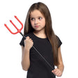 Devil trident prop for Halloween costumes, 58 cm long, made of polypropylene and polyethylene, suitable for adults and children.