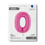 Ballon chiffre - Fuchsia holographique - 40" - Gonflage Hélium en boutique