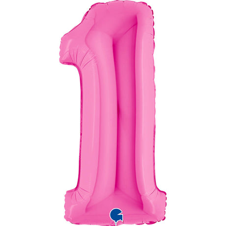 Ballon chiffre - Couleurs pailletées - 40"