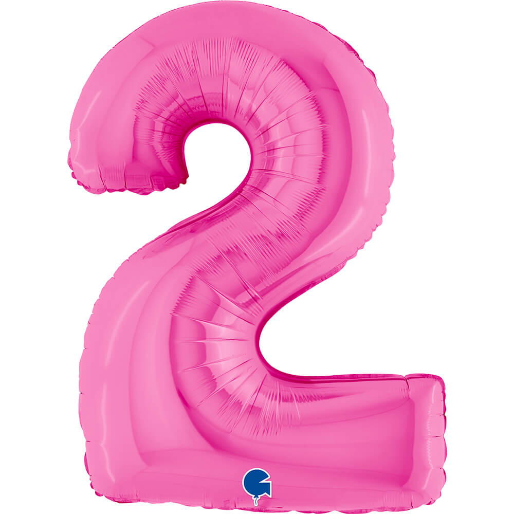 Ballon chiffre - Couleurs pailletées - 40"