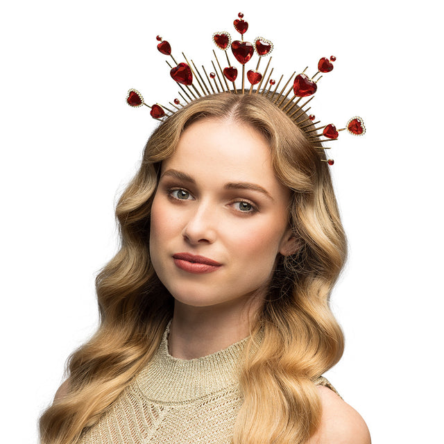Metal halo crown Juliette for women, elegant festival tiara made of iron and PMMA, adult headpiece accessory.