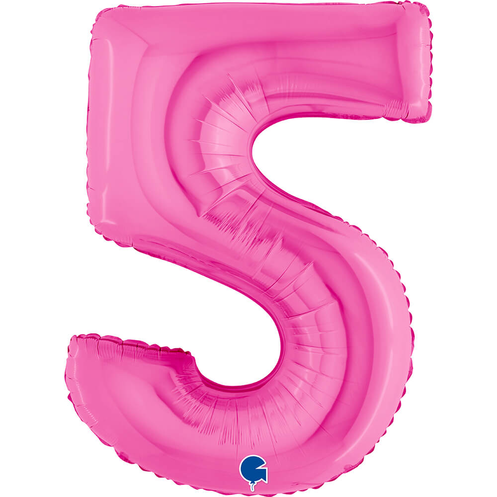 Ballon chiffre - Couleurs pailletées - 40"