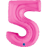 Ballon chiffre - Couleurs pailletées - 40"