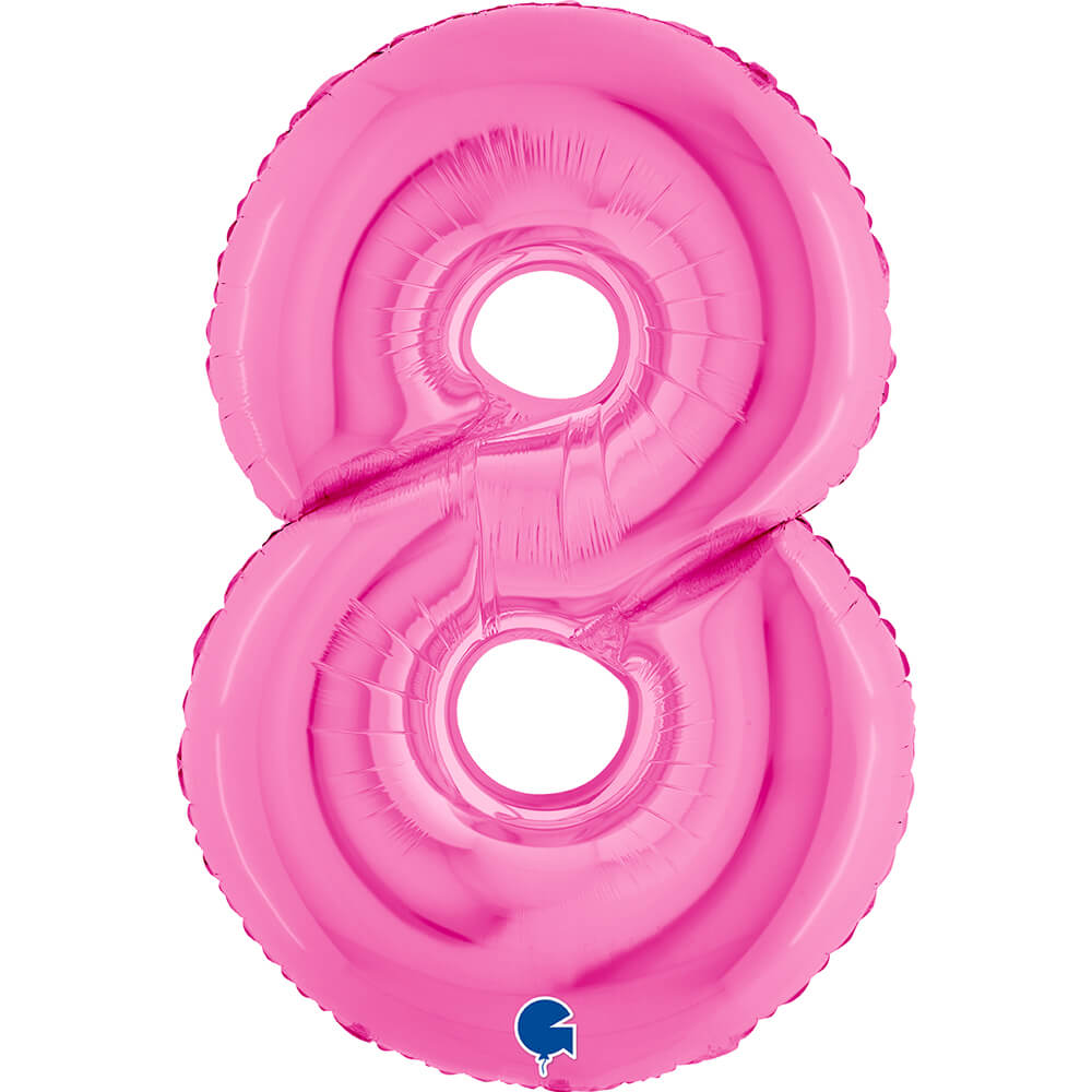 Ballon chiffre - Couleurs pailletées - 40"
