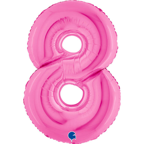 Ballon chiffre - Couleurs pailletées - 40"