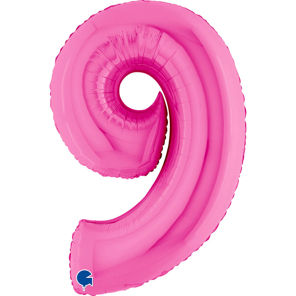Ballon chiffre - Couleurs pailletées - 40"