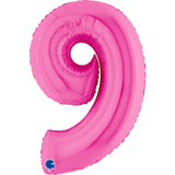 Ballon chiffre - Couleurs pailletées - 40"