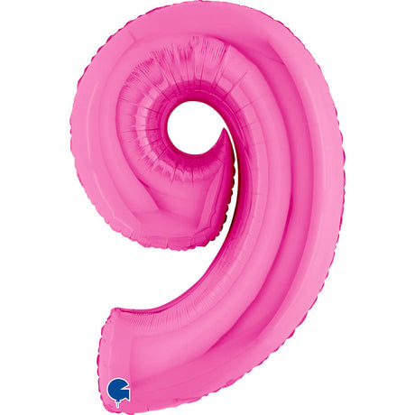 Ballon chiffre - Couleurs pailletées - 40"