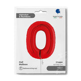 Ballon chiffre - rouge - 40" - Gonflage Hélium en boutique