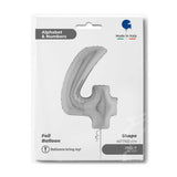 Ballon chiffre - Argent - 40" - Gonflage Hélium en boutique