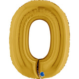 Ballon chiffre - Or - 40" - Gonflage Hélium en boutique