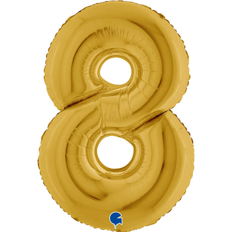 Ballon chiffre - Or - 40" - Gonflage Hélium en boutique