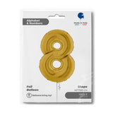 Ballon chiffre - Or - 40" - Gonflage Hélium en boutique
