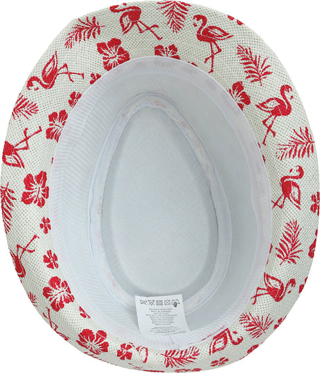 Chapeau été enfant - Paille et rose - Polyester festif