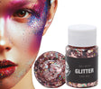 Gold rose gel glitter tube for makeup, 20g, copper color, ideal for party and birthday celebrations.