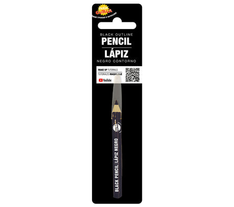 Crayon maquillage noir yeux - Halloween - 8,5 cm
