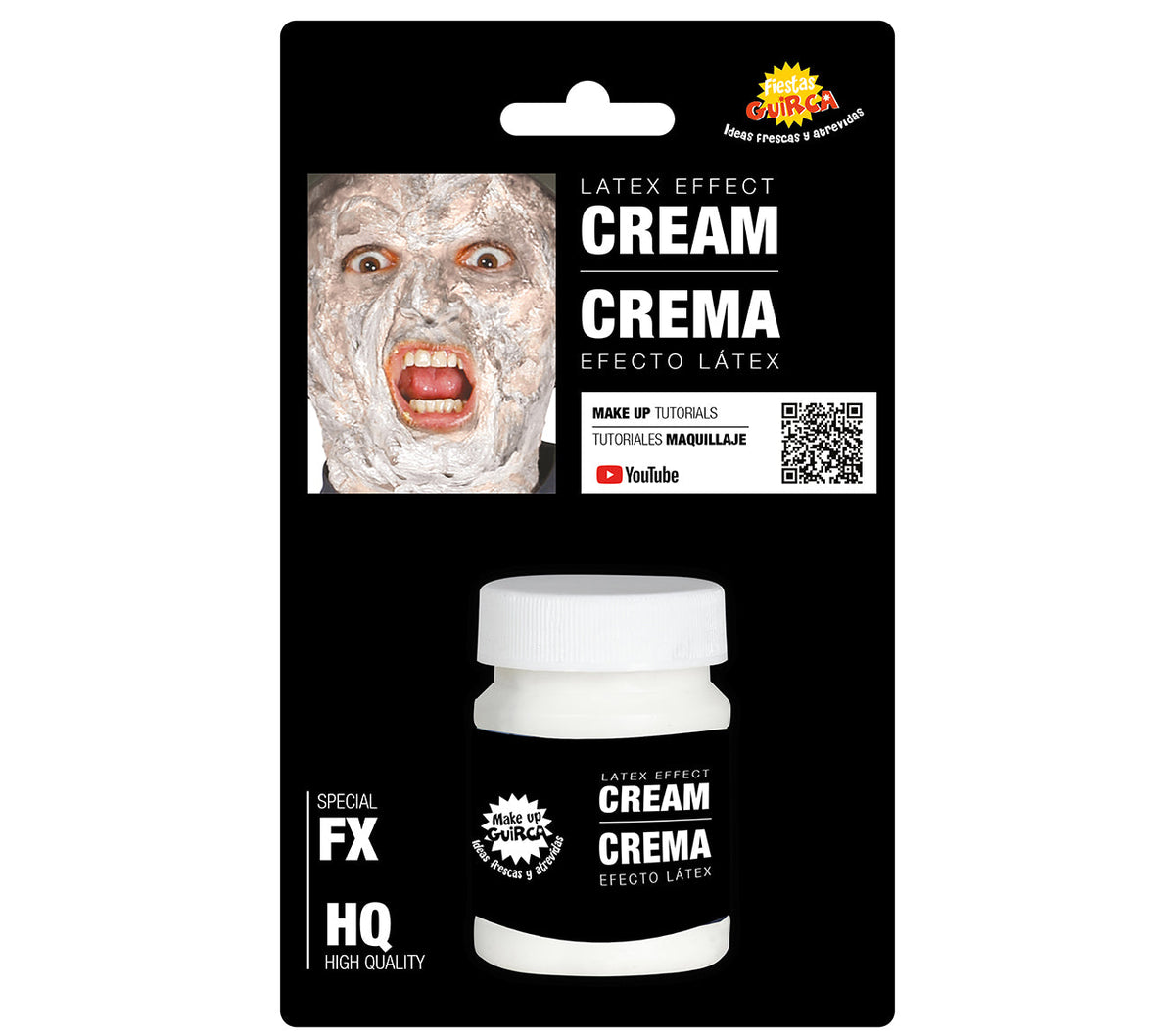 White latex effect cream - Halloween makeup 30 ml