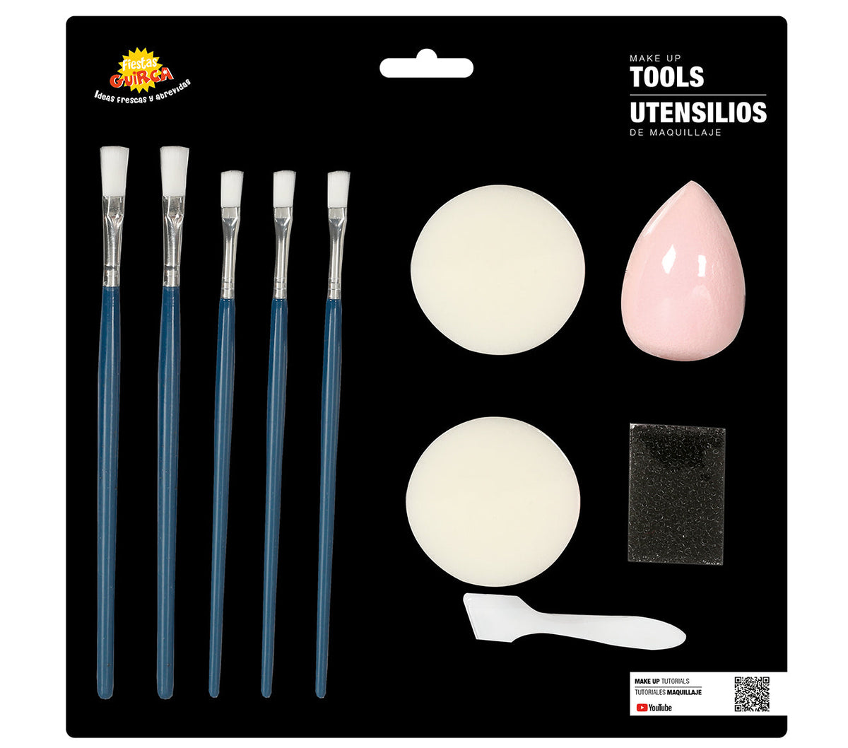 Halloween Multicolor Makeup Accessory Kit