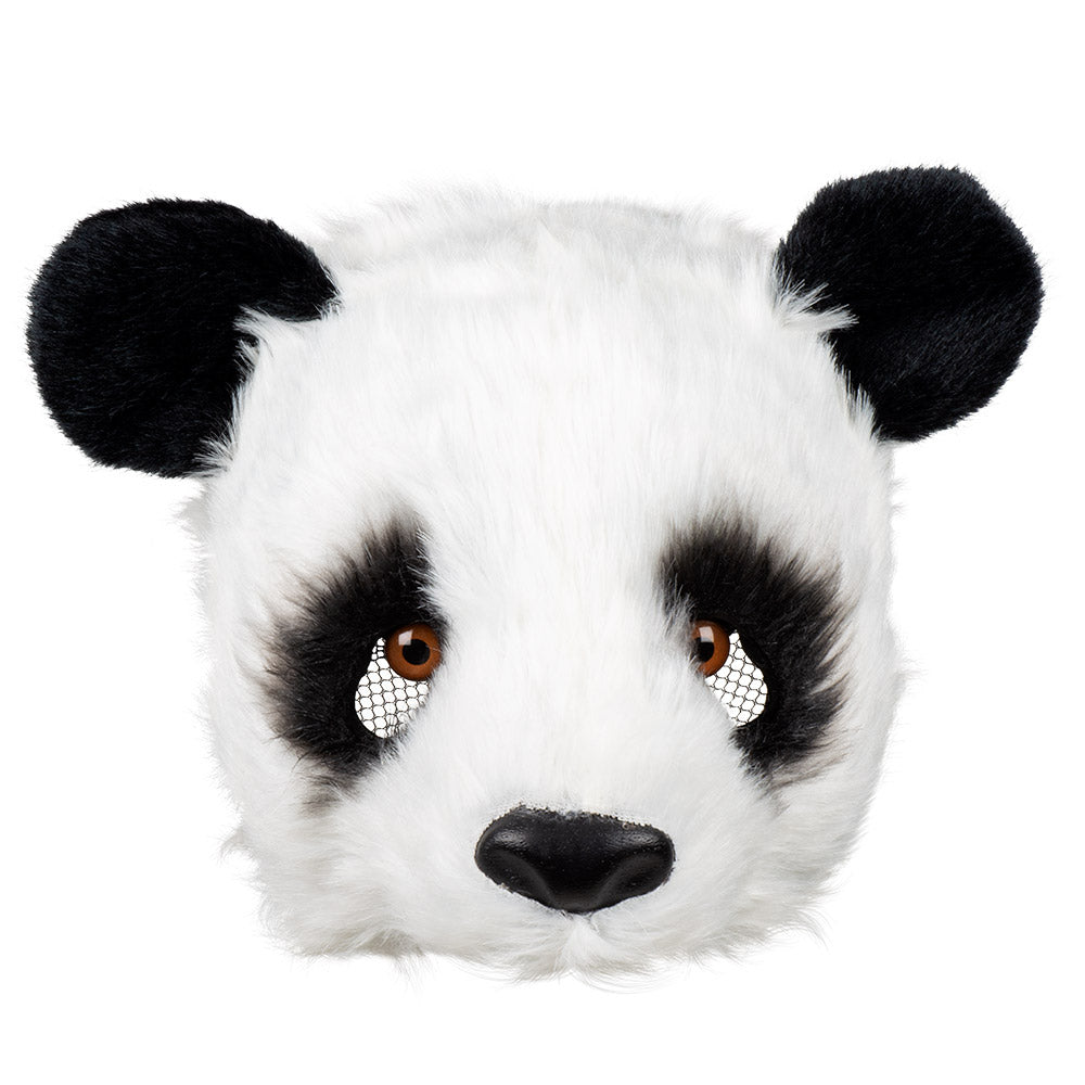 Adult Festive Plush Panda Mask