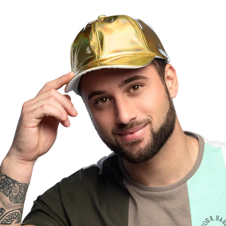 Casquette Holographique Brillante (Plusieurs Couleurs)