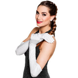 Gants d’opéra festifs noir pour adultes