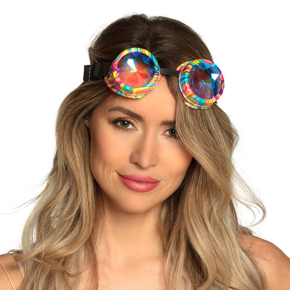 Festive bubble glasses for a party