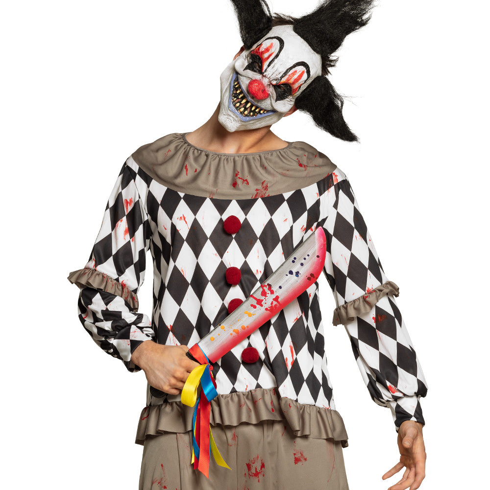 Horror Clown Machete - Festive Halloween Accessory