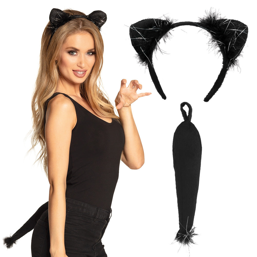 Festive Cat Set - Tiara and Tail