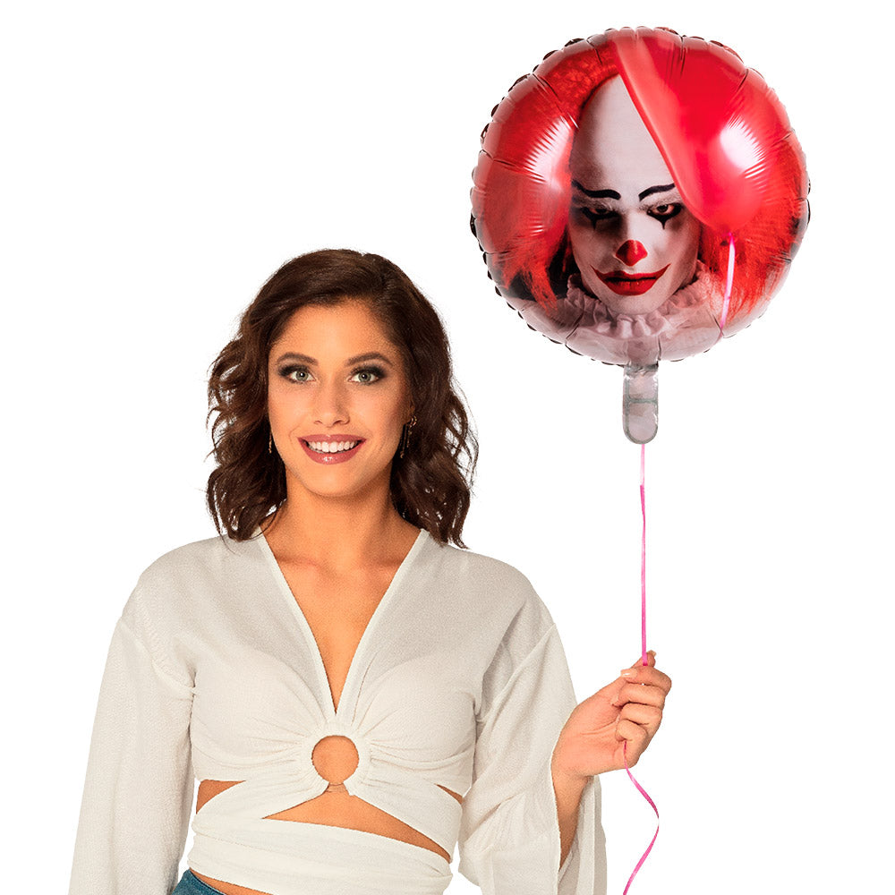 Festlicher Halloween-Aluminiumballon Horrorklown