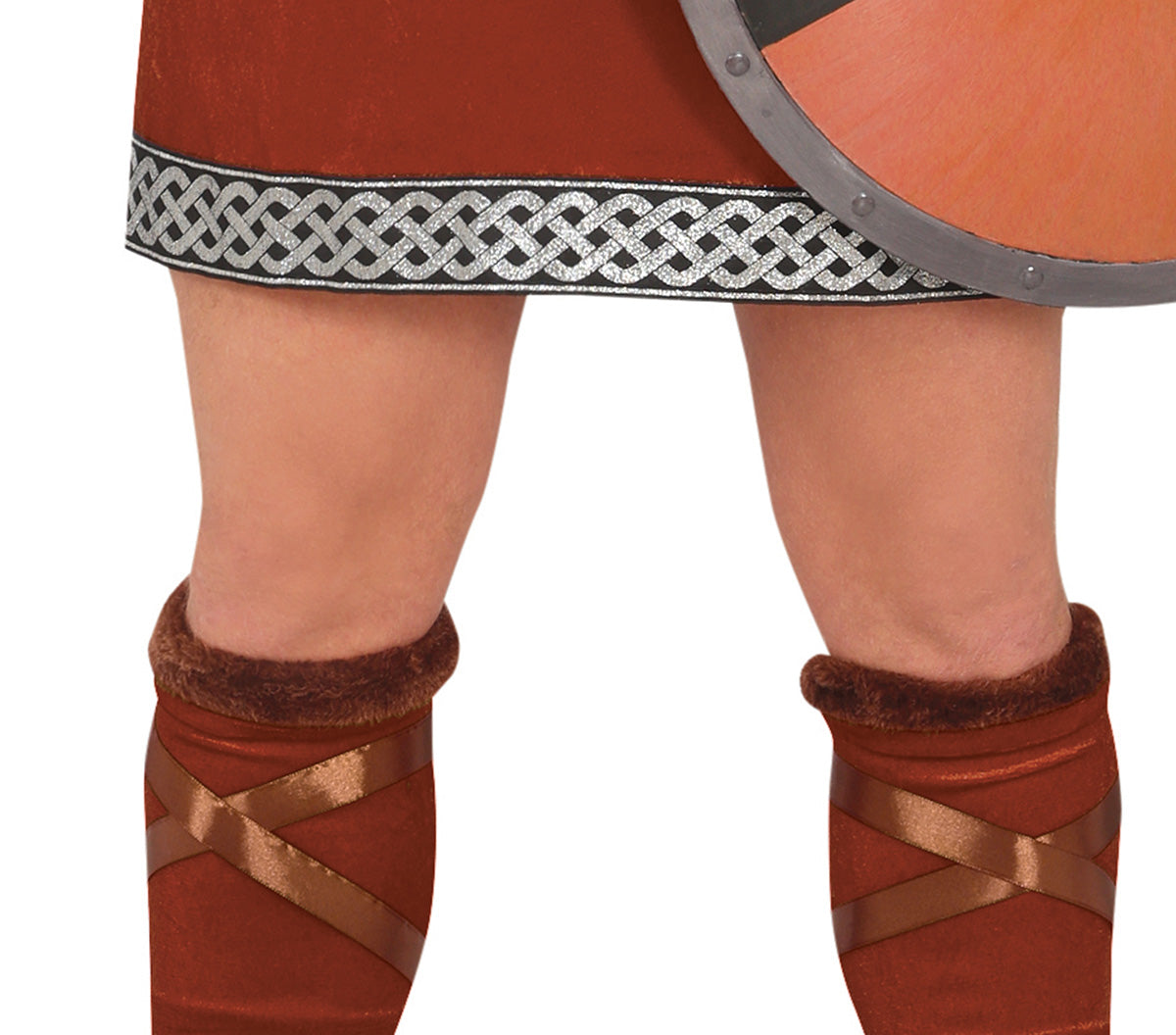Adult brown Viking costume in polyester