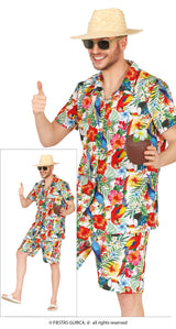 Déguisement explorateur adulte multicolore polyester