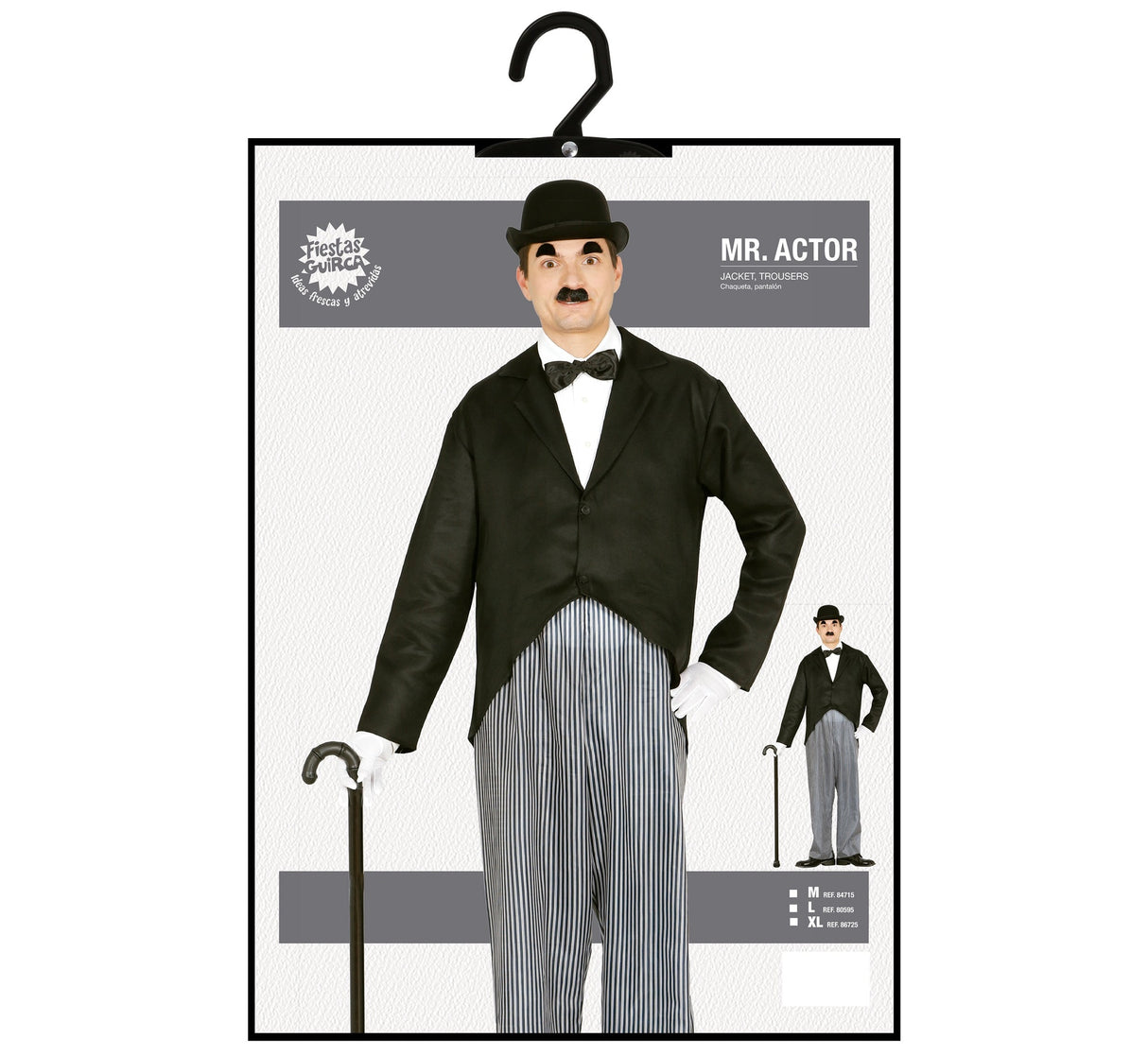 Adult Men's Actor Costume - Jacket and Trousers