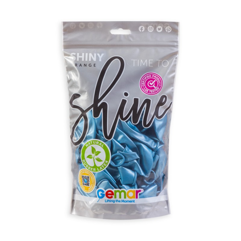 Ballons Latex Biodégradable 33Cm (13") - Finition Brillante - Sachet De 25 (Gb120)